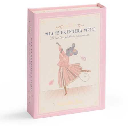 Cartes Mes 12 premiers mois La petite école de danse - Moulin Roty